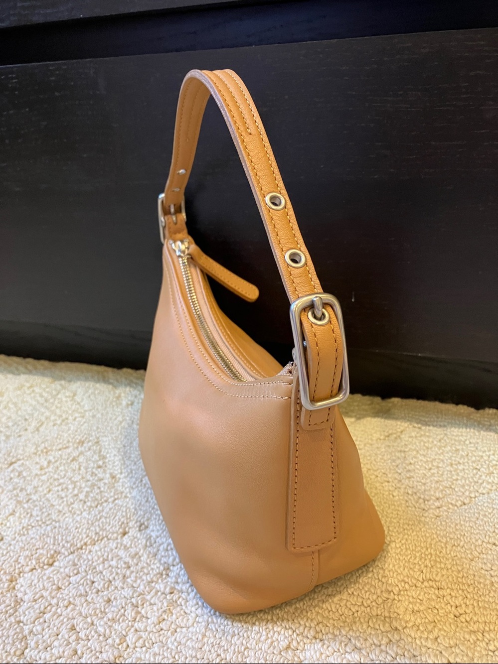 Vintage Coach Glove-Tanned Leather Baguette Shoulder … - Gem